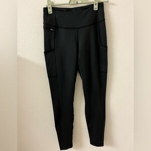 Women Patagonia pack out tights black leggings with pockets size small